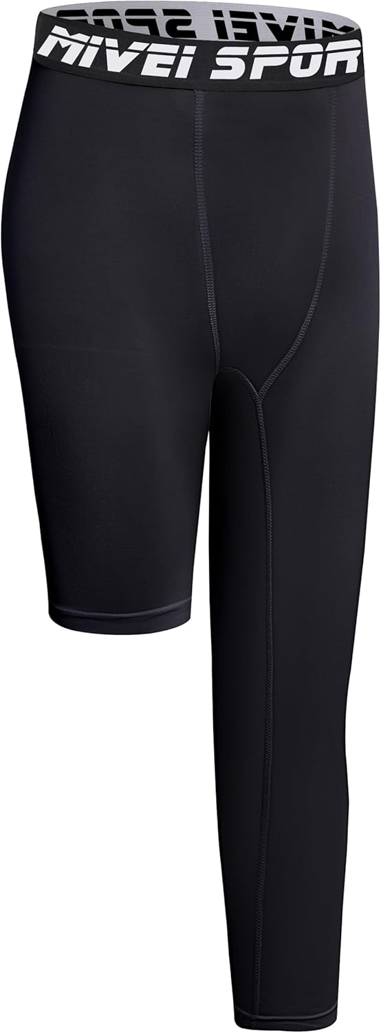 MIVEI Kids Compression Pants for Sports