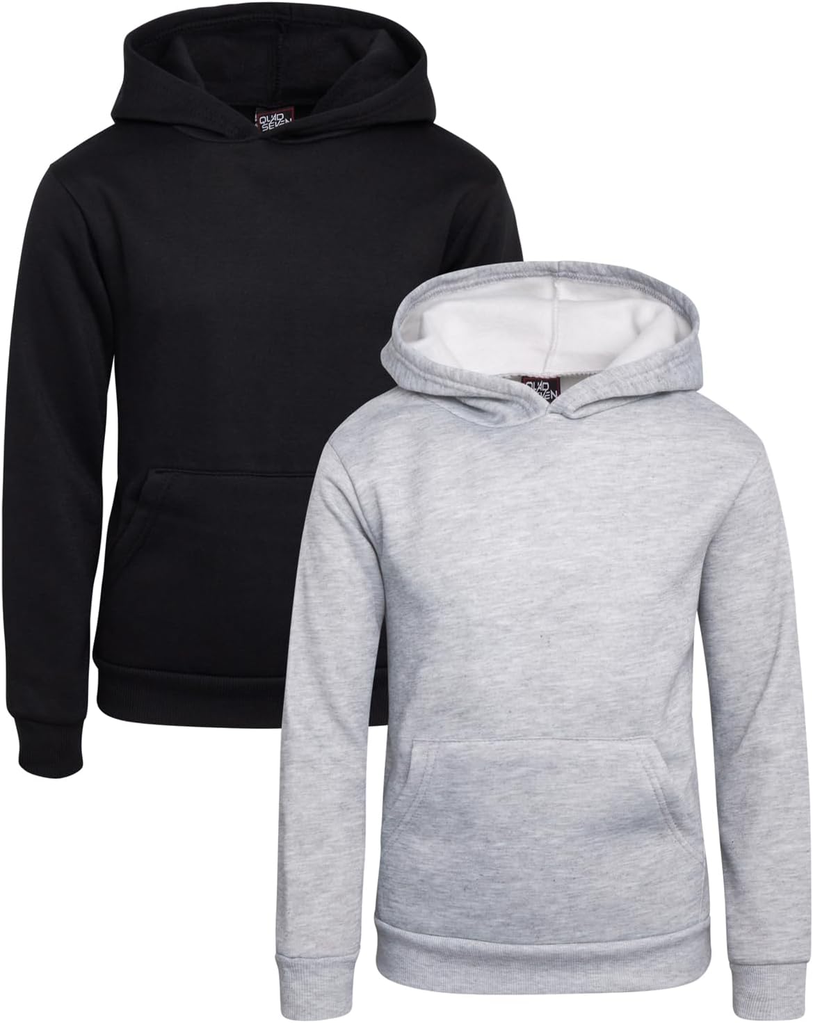Quad Seven Boys Pullover Kangaroo Pockets 2-Pack Sizes 8-18