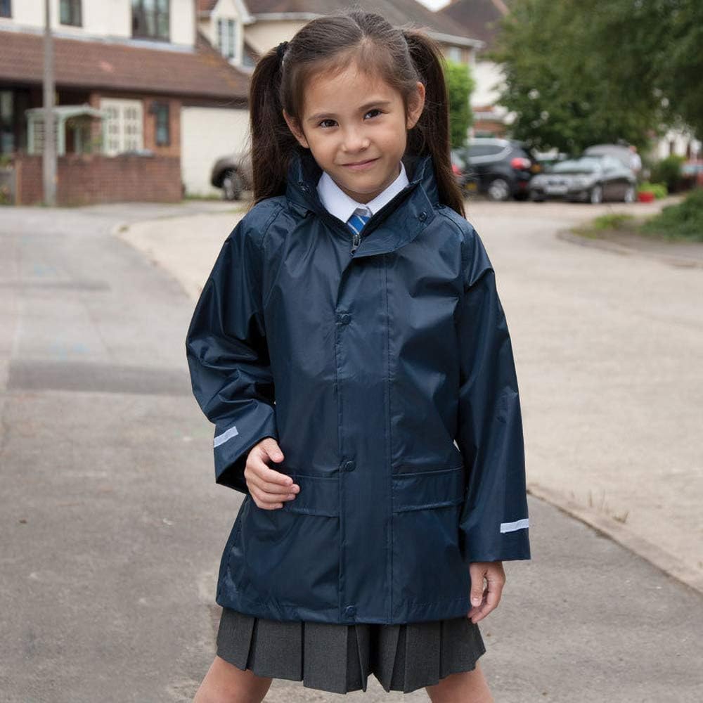 junior kids core stormdri rain raincoating jacket
