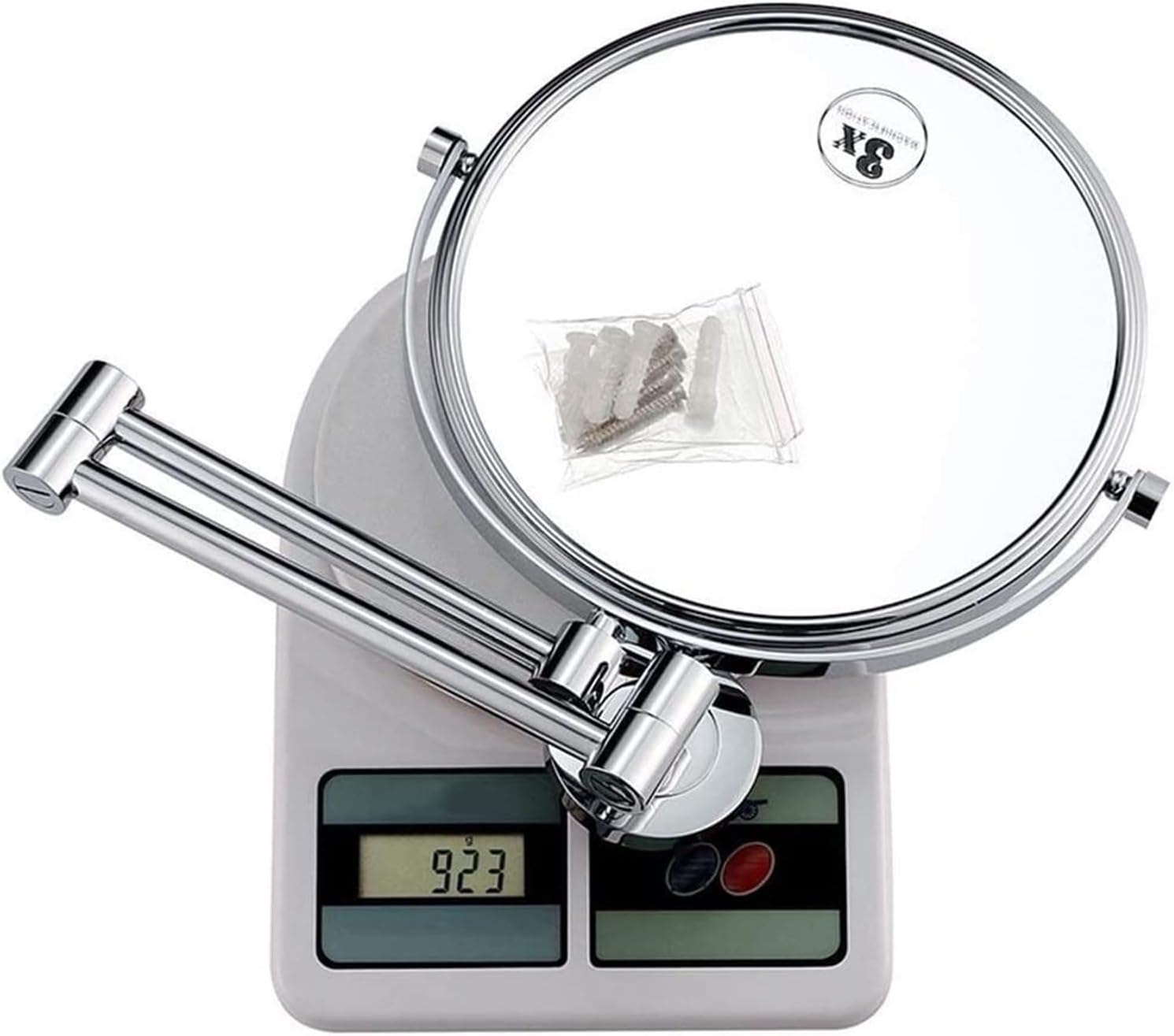 FUDGIO 8 Inch Wall-Mounted Makeup Mirror