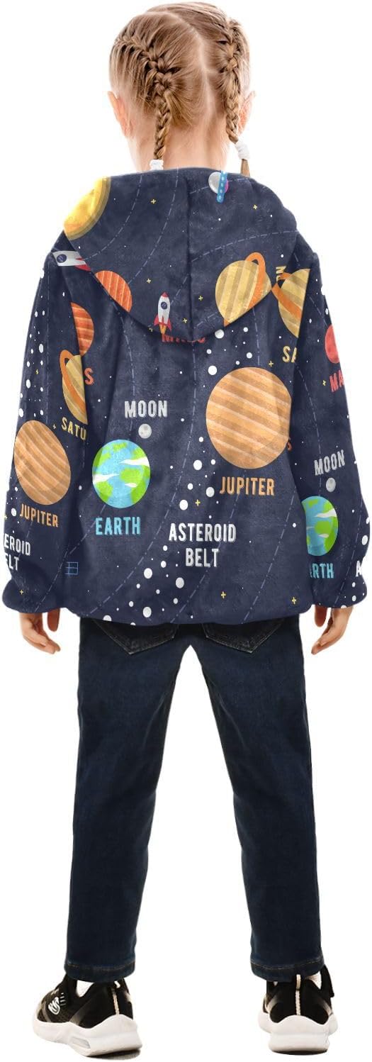 Aflyko Kids Fleece Hooded Jacket 3-10 Years
