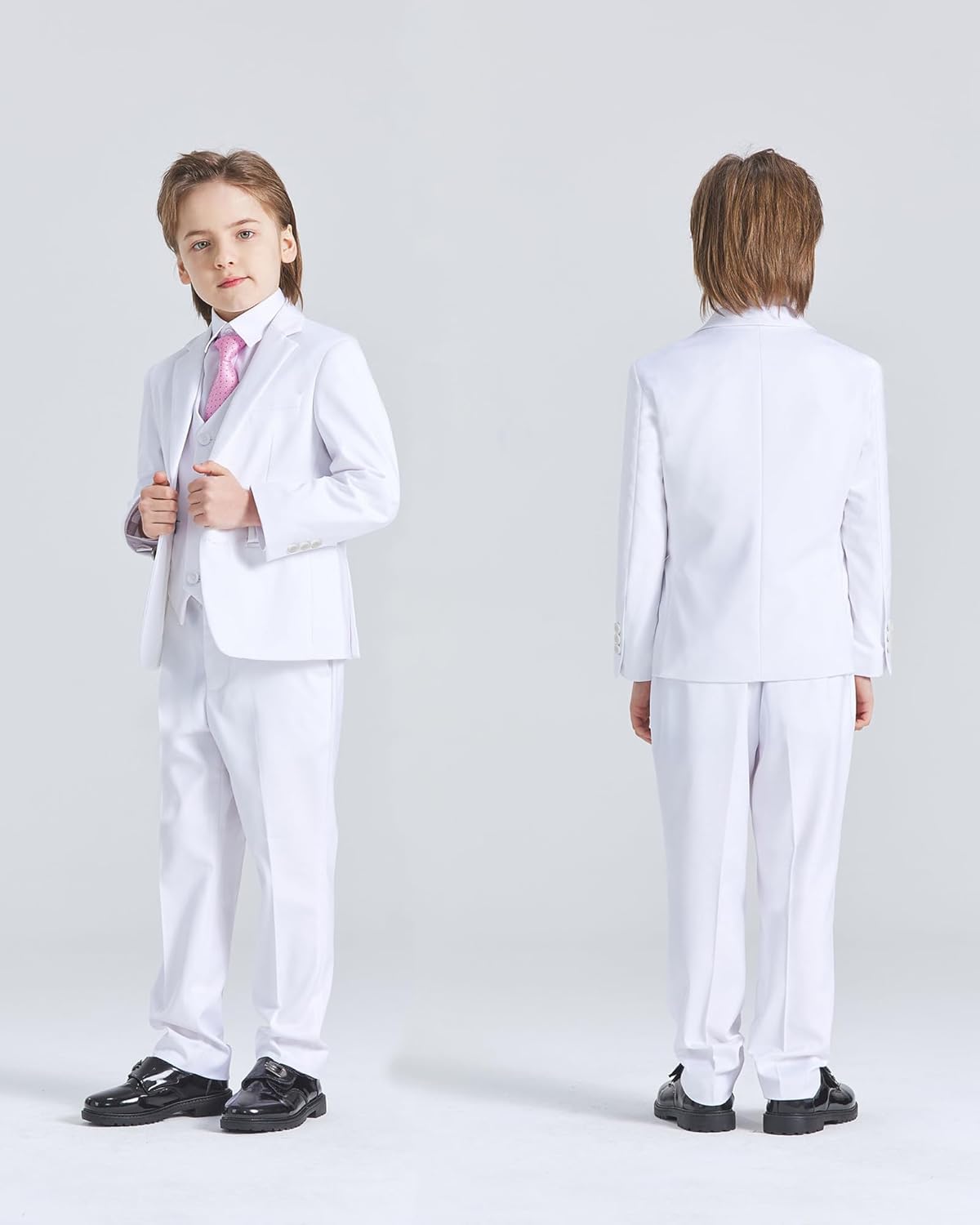 YND Boys Slim Fit 5-Piece Suit Set