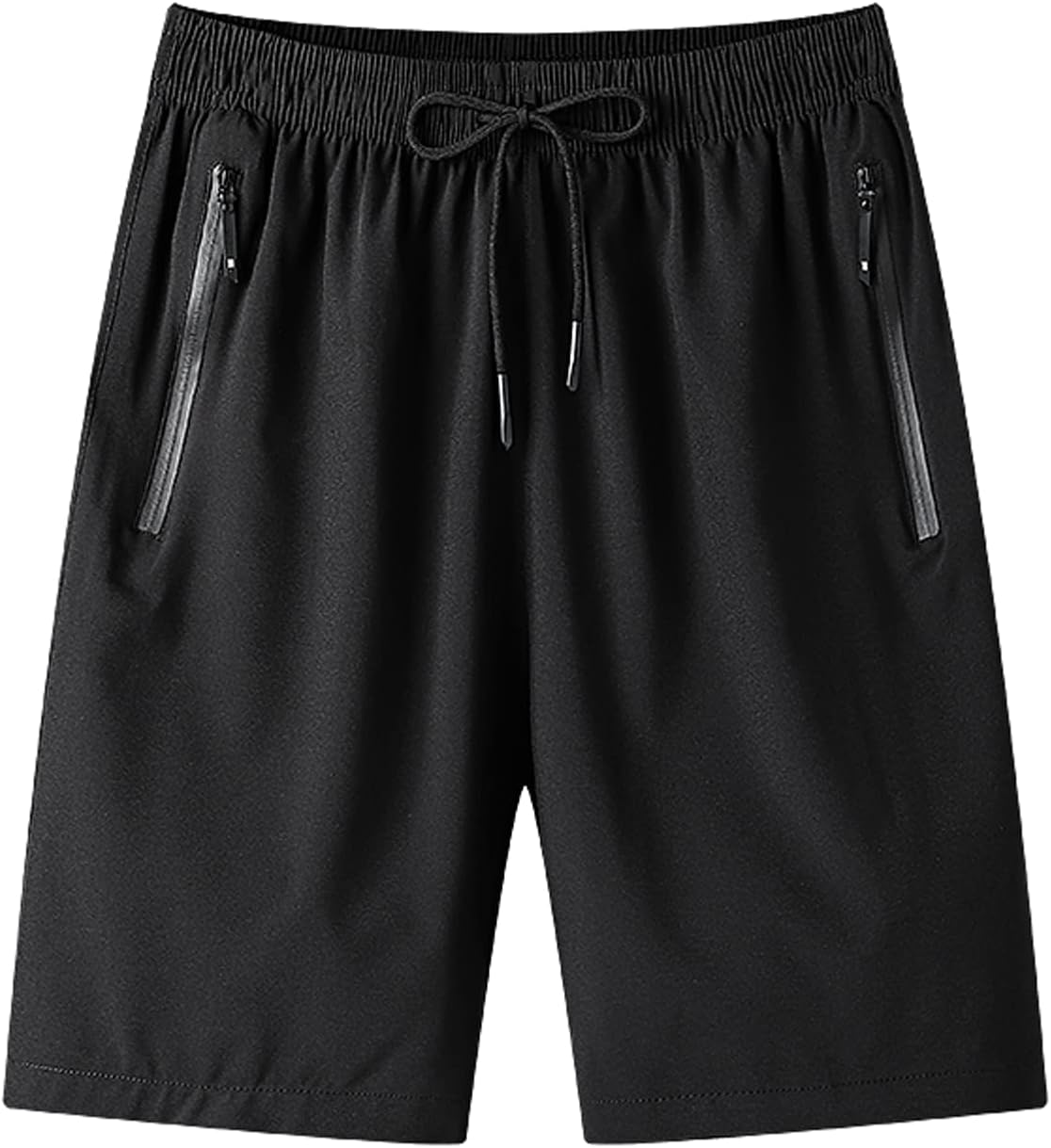 ZooYung Boys Quick Dry Athletic Shorts with Zipper Pockets