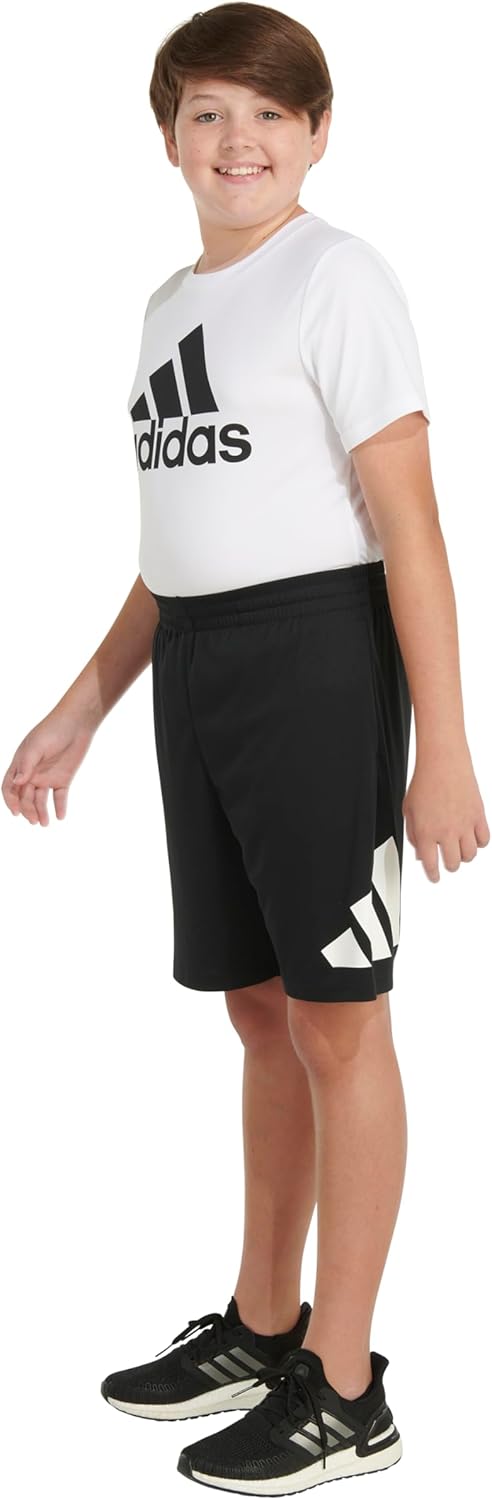 Adidas Boys Elastic Waistband Performance Shorts