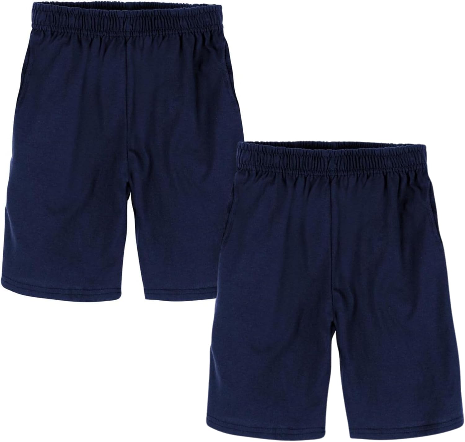 Two-Piece Comfortable Cotton Shorts with Pockets