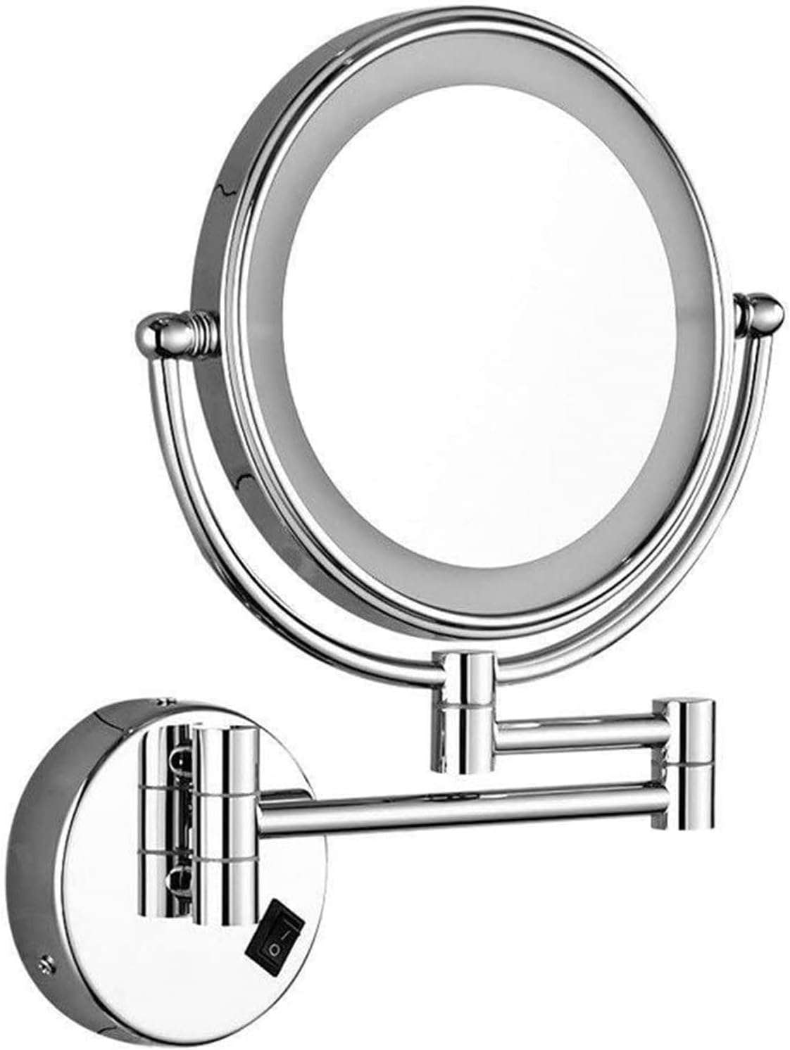 FUDGIO 8-inch LED Wall-Mounted Makeup Mirror