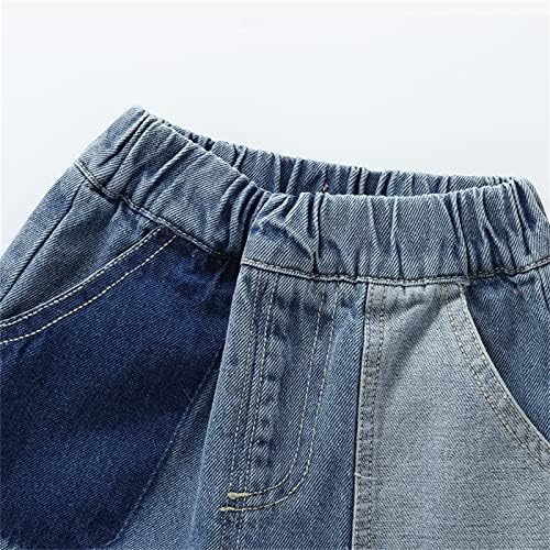 Cute Elastic Waist Jeans for Kids