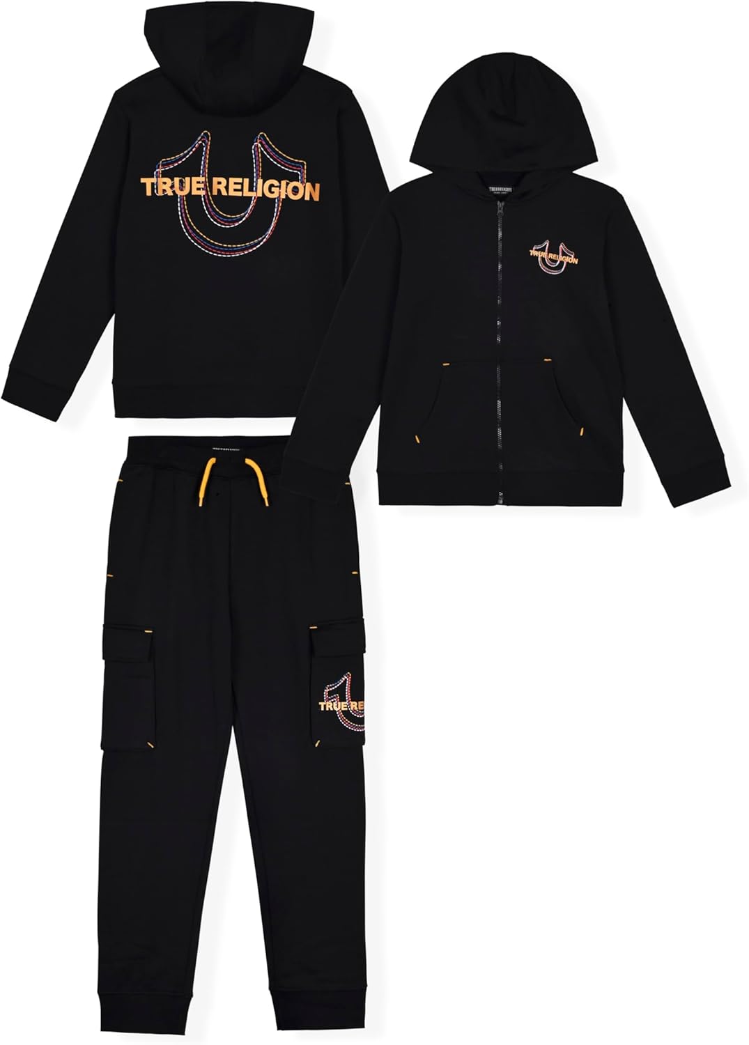 True Religion Boys 2-Piece Fleece Tracksuit Set
