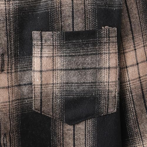 Ferwang boys 2-piece plaid front button down outfit