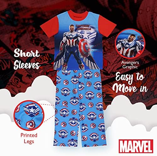 Marvel Boys Superhero Pajama Set
