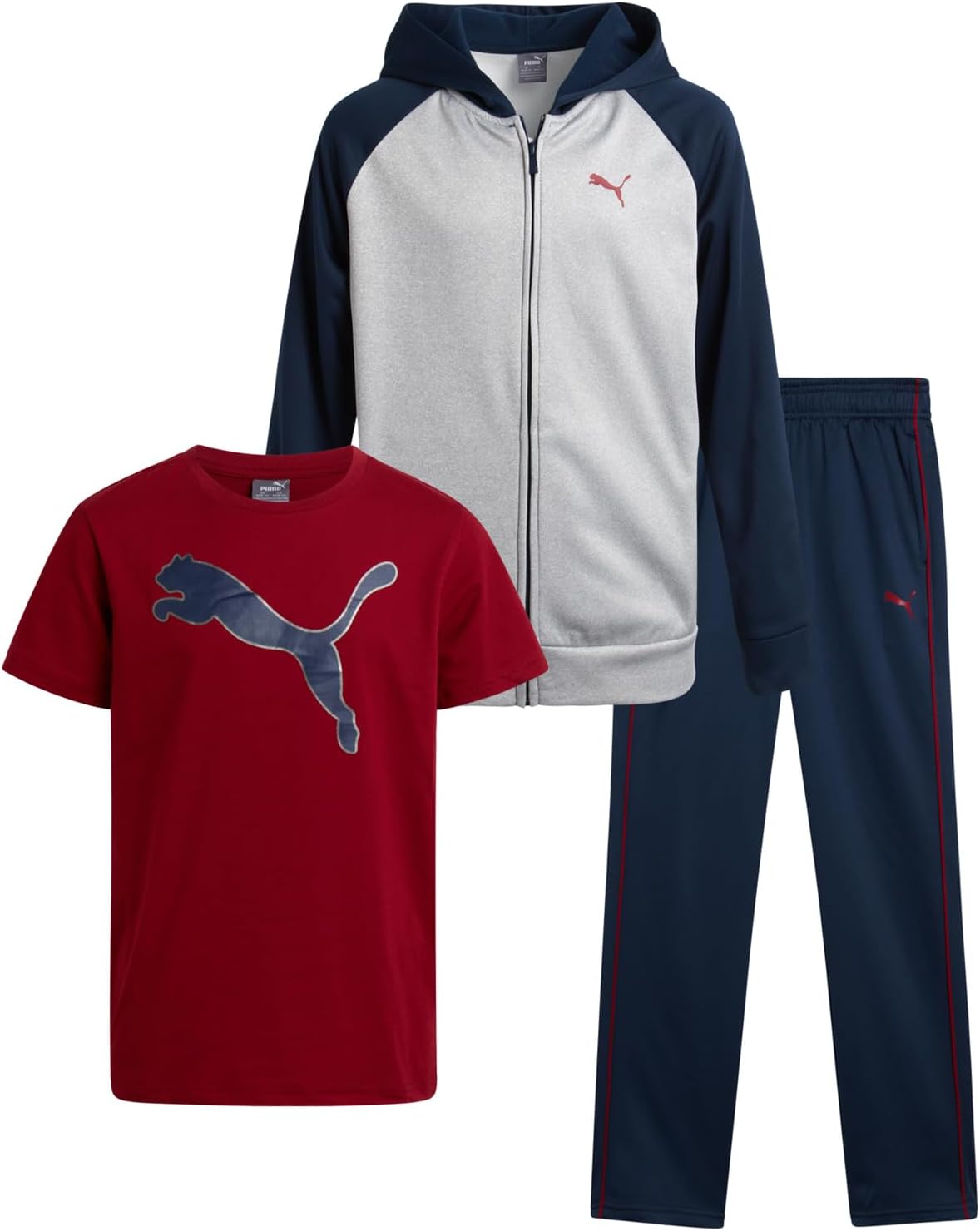 PUMA Boys Fleece Jogger Set - Comfort Style