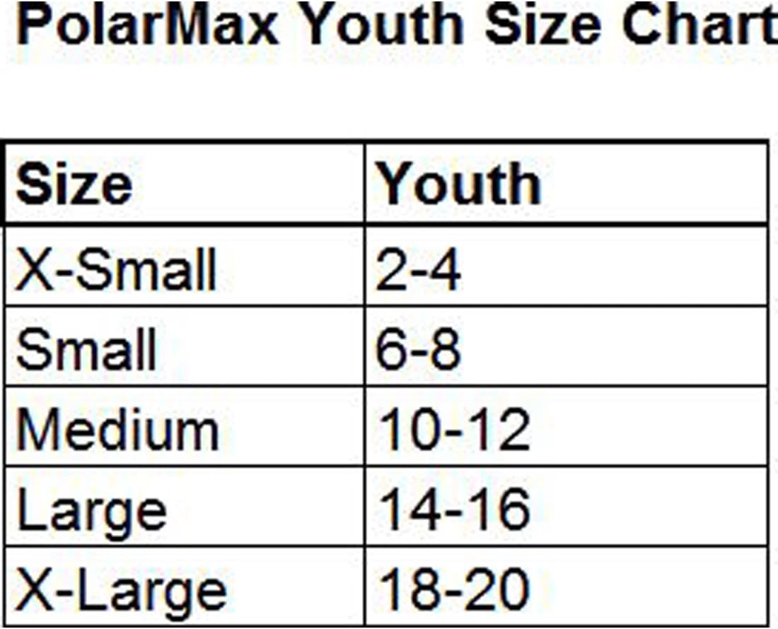 Stay Warm with Polarmax Double Layer Crew Youth