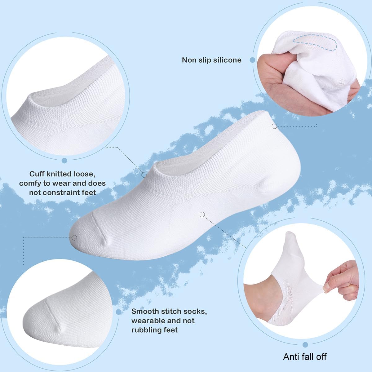 CHUNG No-Show Calf Socks for Boys