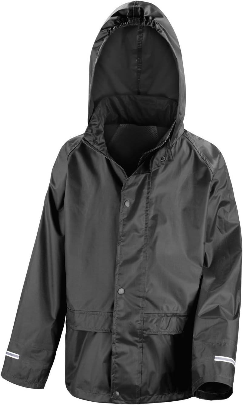 junior kids core stormdri rain raincoating jacket