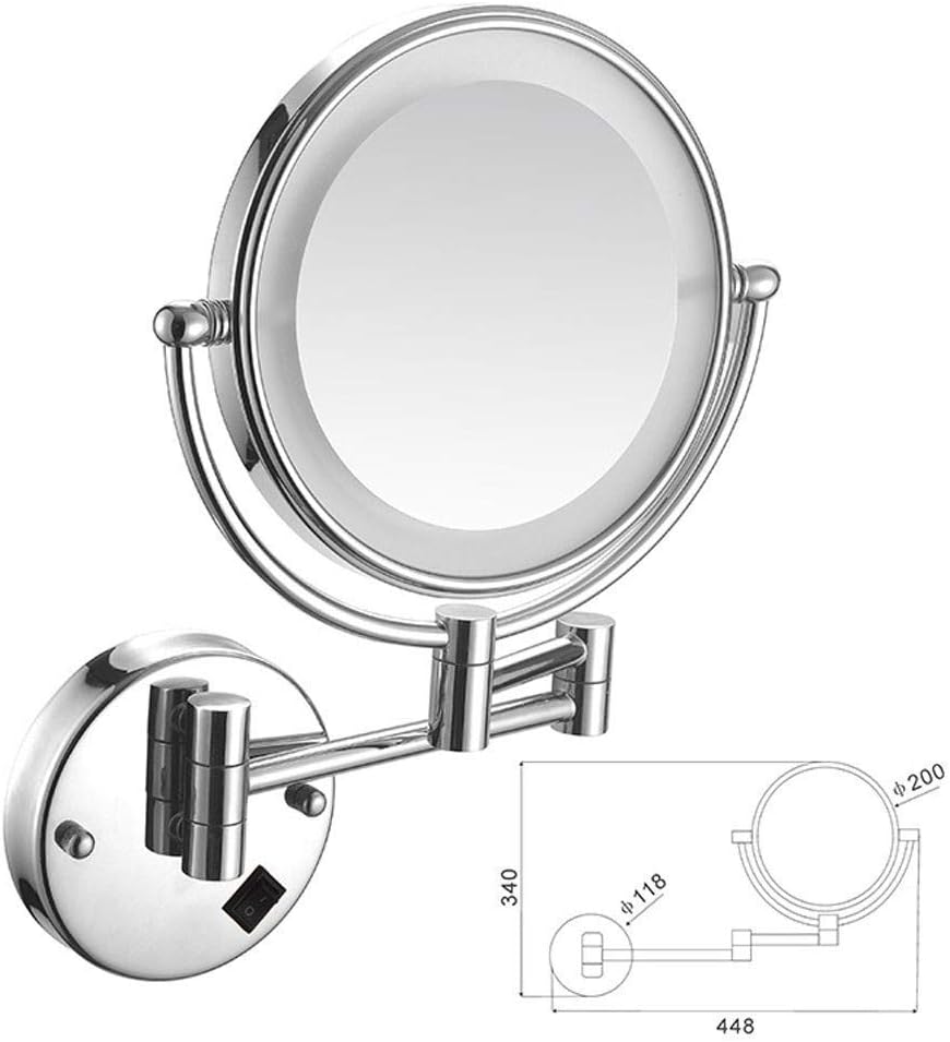 HD Pro External Wall-Mounted Makeup Mirror