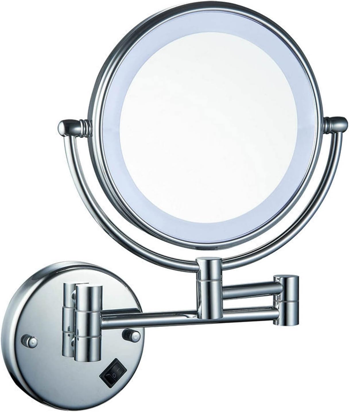 Lighted Makeup Mirror Wall Mounted with 3X Magnification