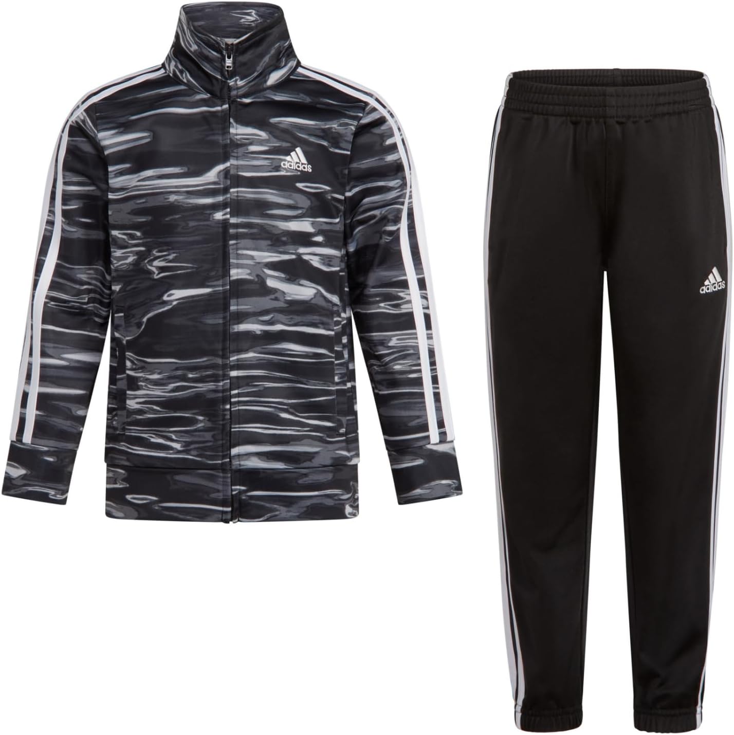 Adidas Boys Little Tricot Jacket Pant Set - 3T