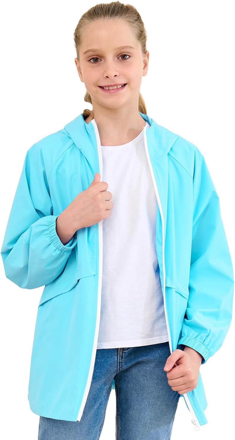 MODAFANS Water-Resistant Rain Jacket