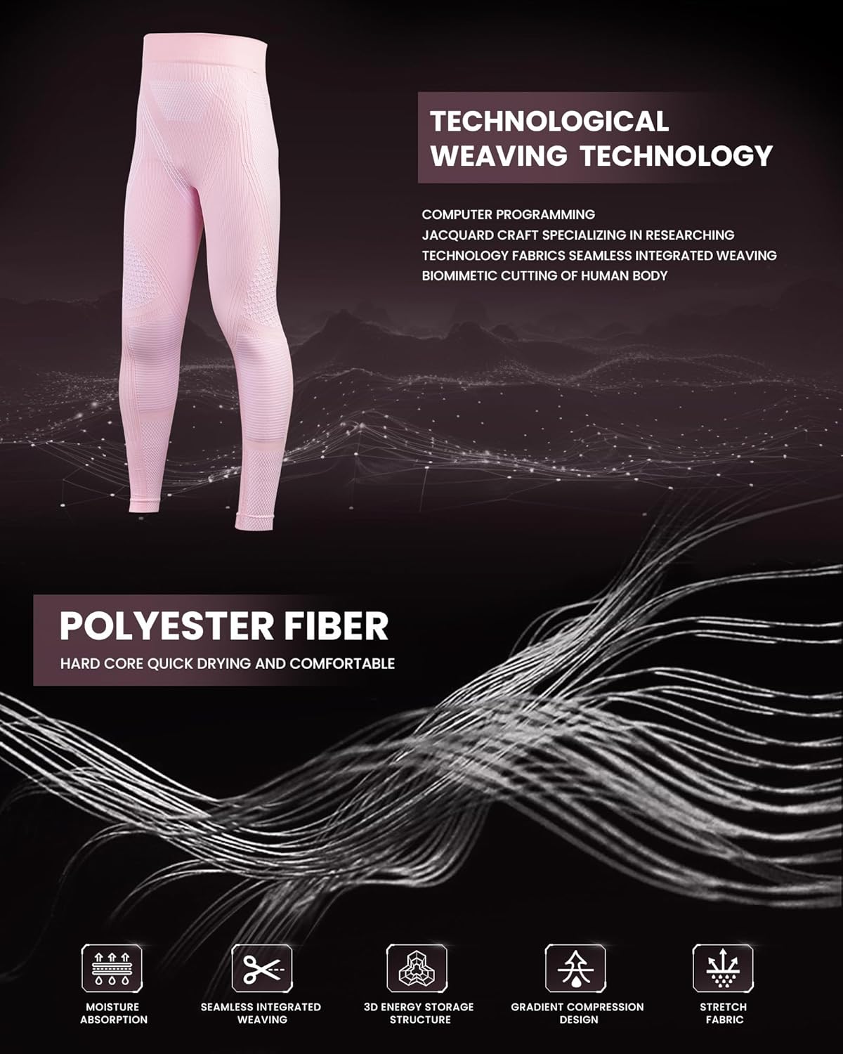 OutdoorMaster Thermal Underwear Set for Kids