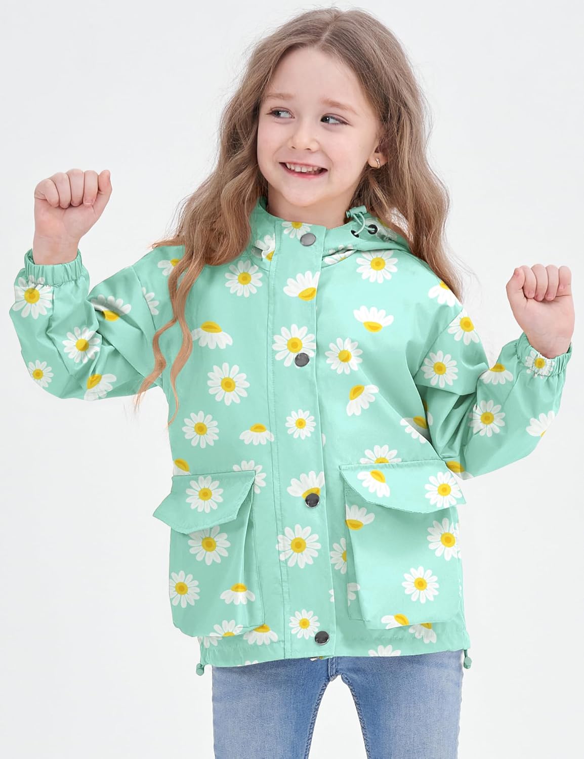 Avoogue Toddler waterproof rain jacket breathable stylish