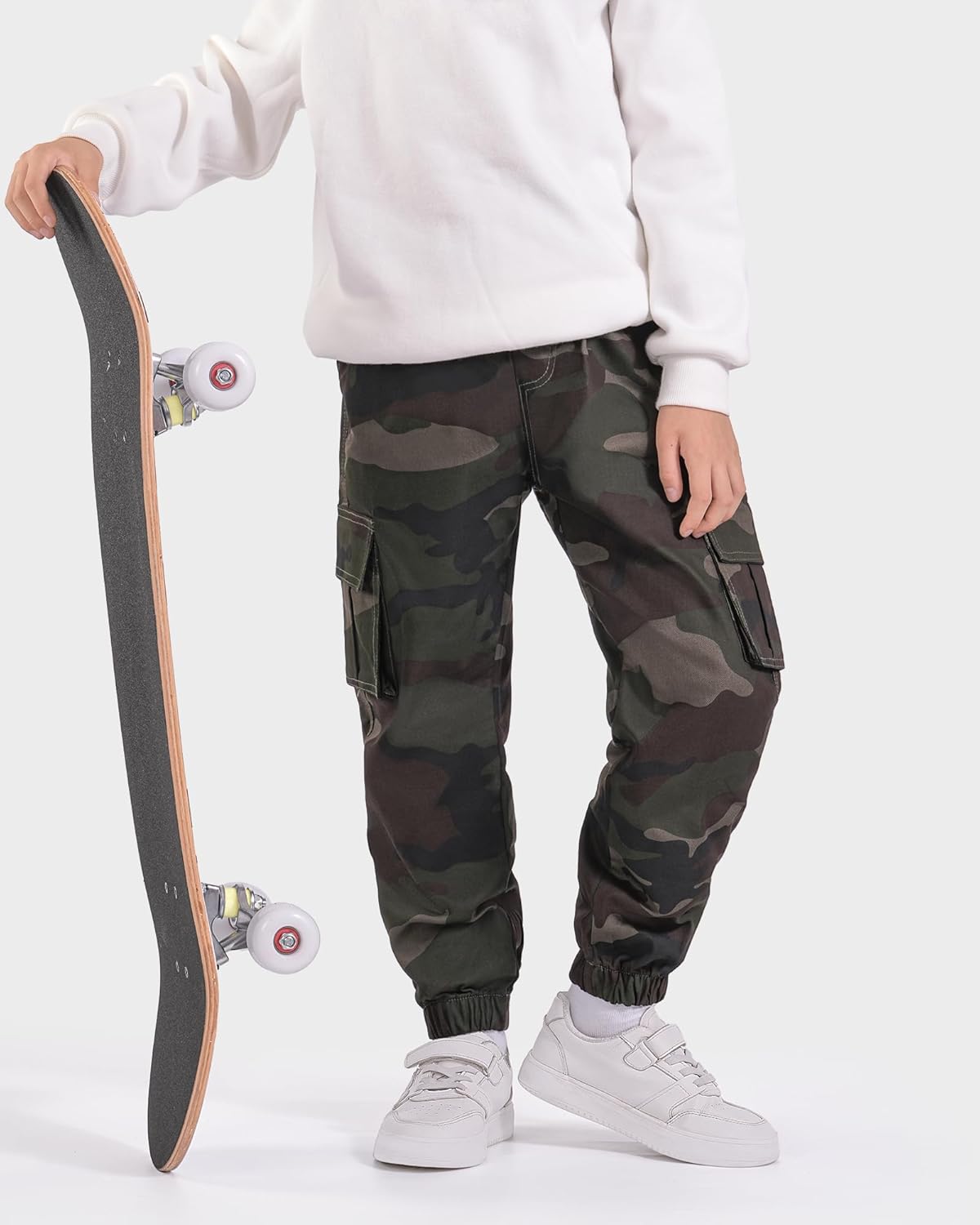 Comfy Camo Cargo Joggers for Boys