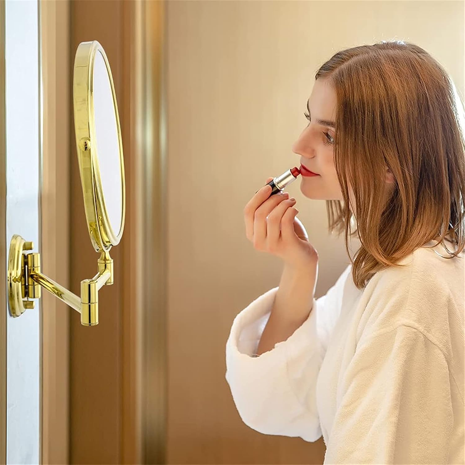 Double-Sided Pro-Mirror for Perfect Beauty Routines