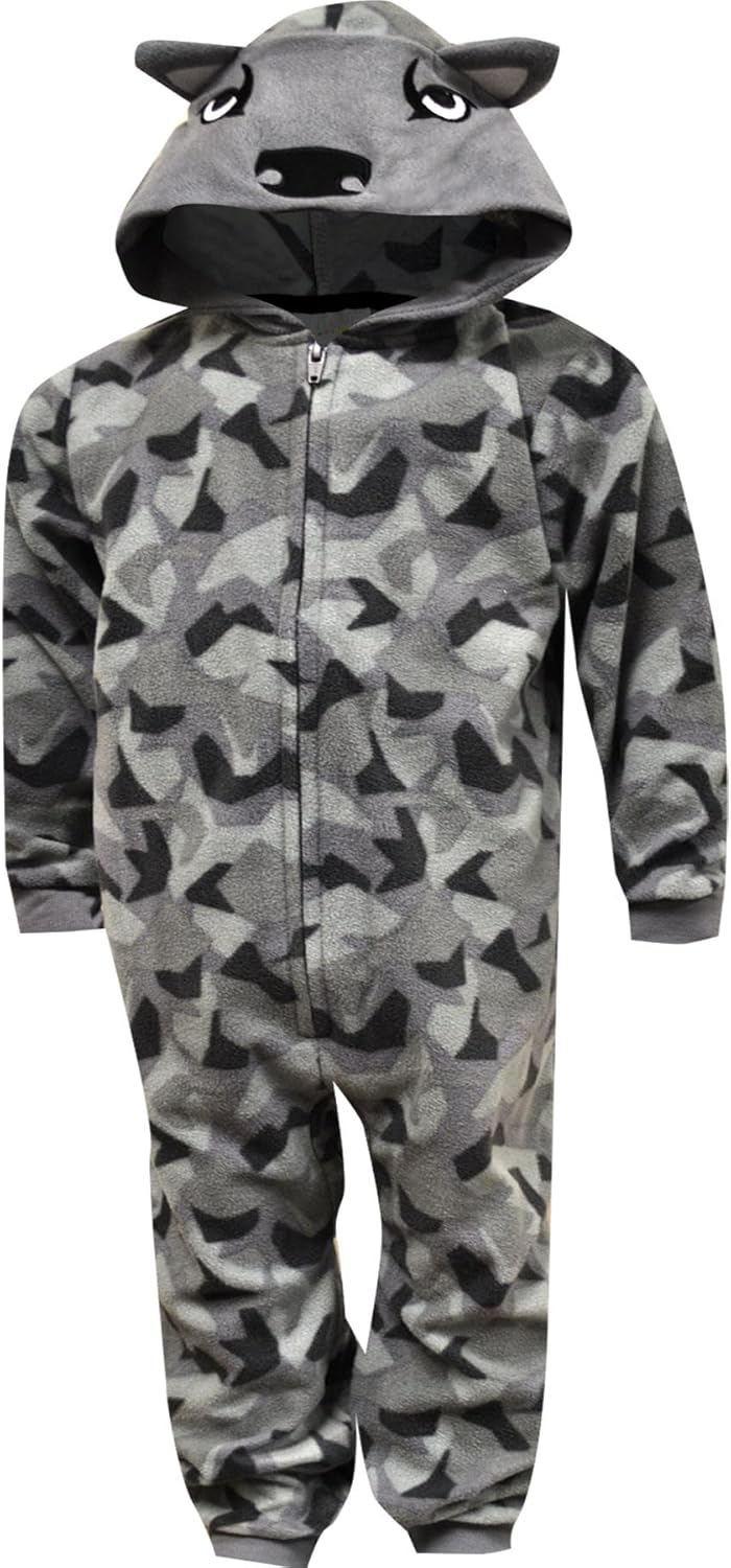 Komar Kids Boys Wolf Hooded Blanket