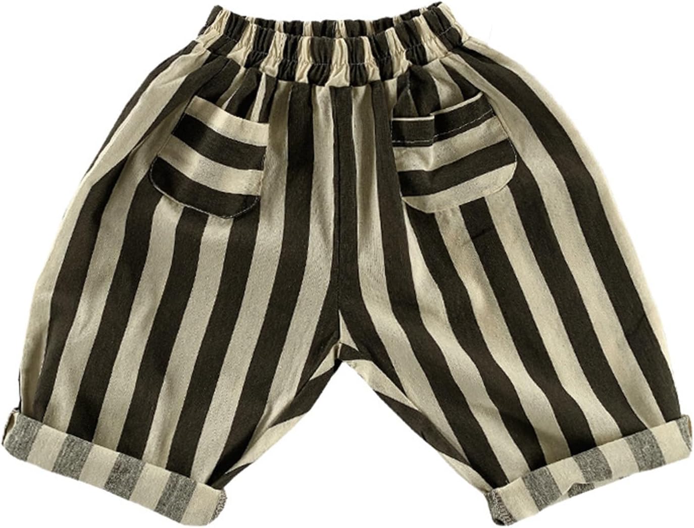 Premium Cotton Linen Boys Harem Pants with Elastic Waist