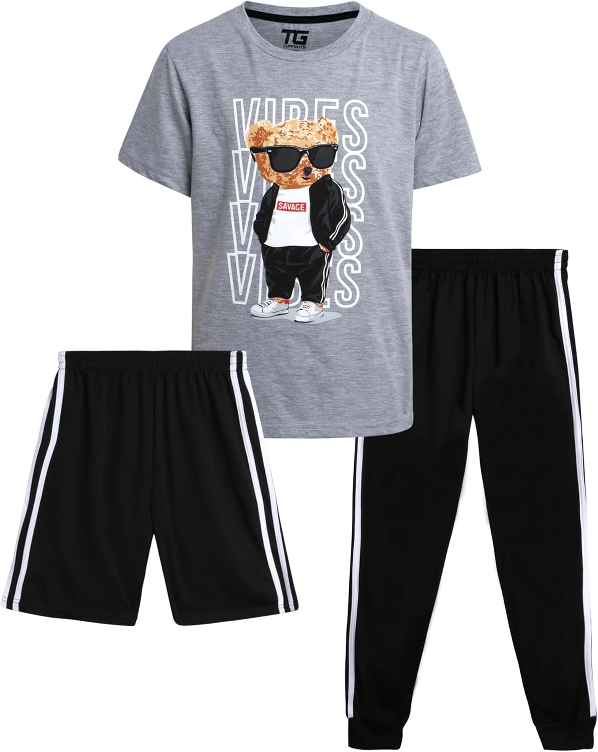 Pro Athlete Boys Active 3-Piece Set