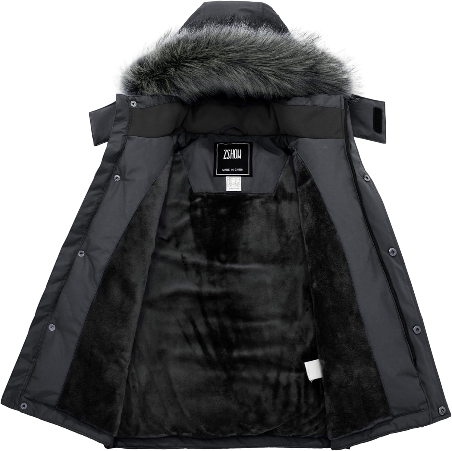ZShow Boys Winter Parka - Waterproof Filled Windproof