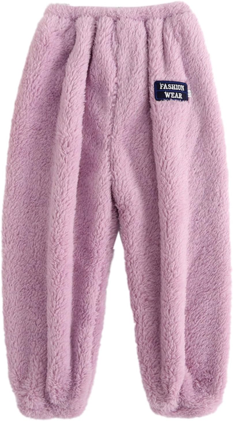 Corduroy Pants for Kids Boys - Wide Leg Comfy Elastic