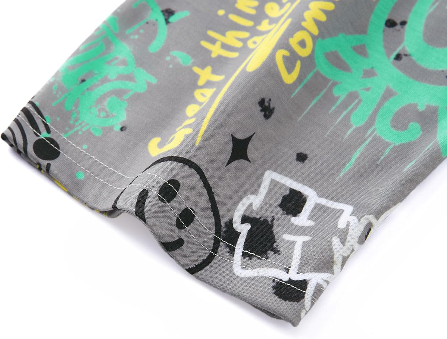Beezizac Boys Pajamas with Trendy Graphic Design