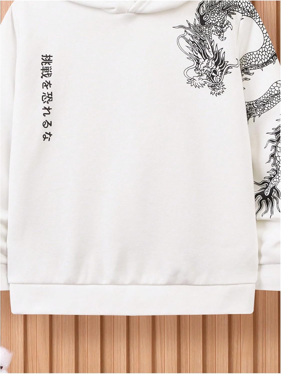 GORGLITTER Dragon Print Hoodie