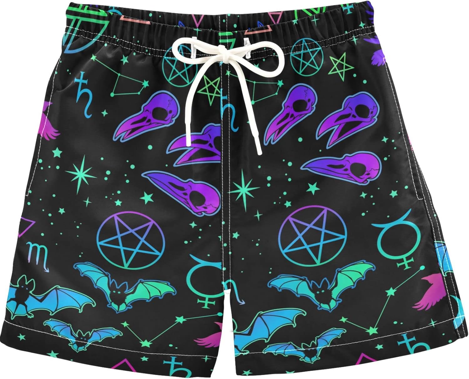 Boys Swim Trunks Quick-Dry Board Shorts with Lots of Cool Patterns