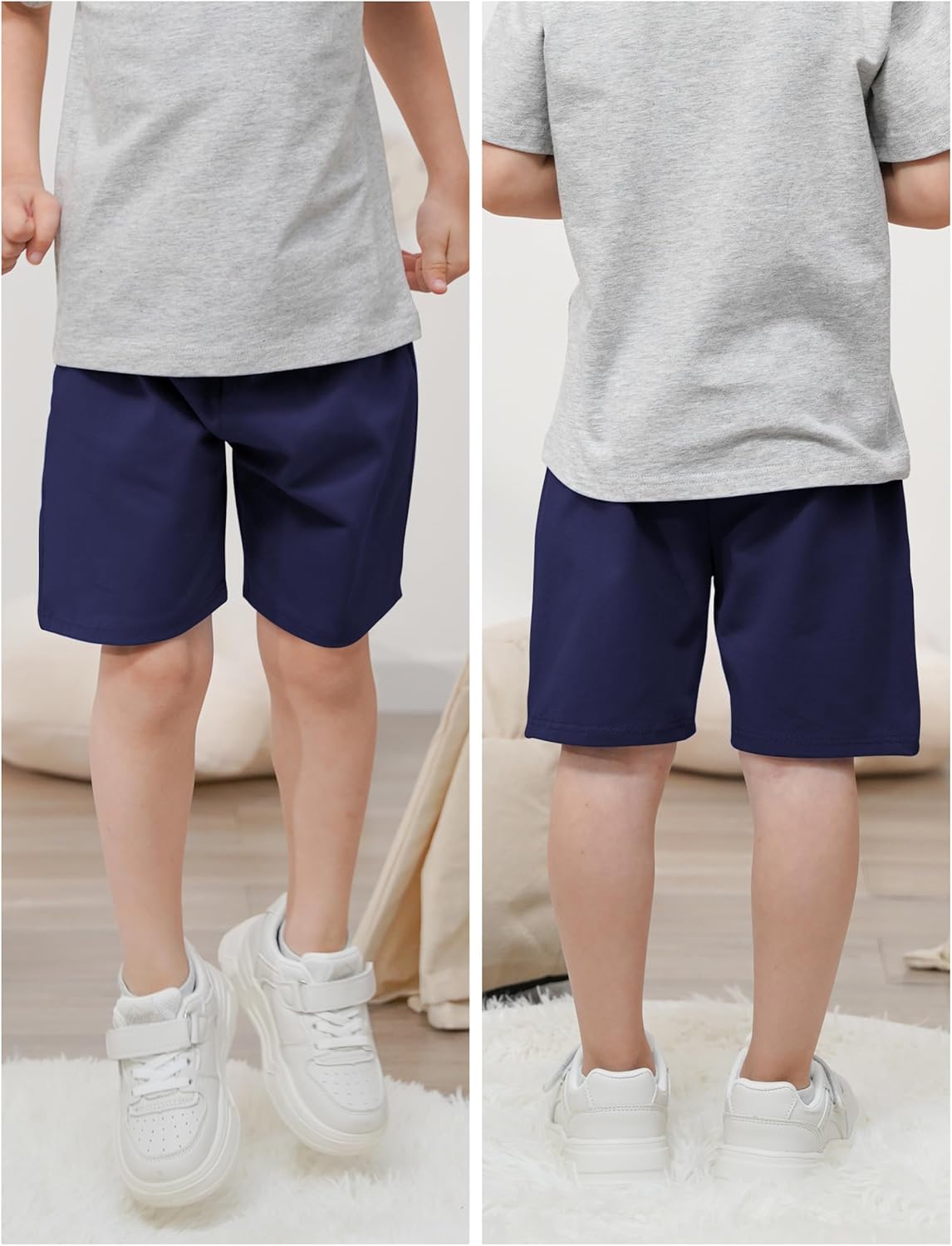Resinta 4-Piece Toddler Boys Cotton Shorts
