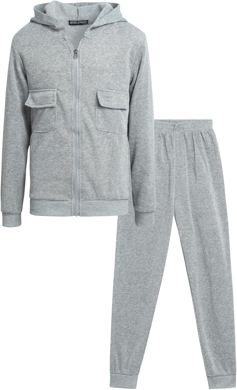 Coney Island Boys Active Sweatsuit Set - 2-Piece Fleece Hoodie and Jogger Pants