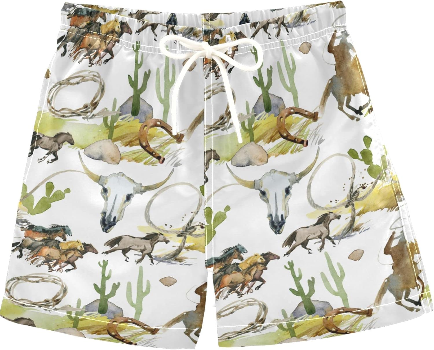 Visesunny Quick Dry Beach Board Shorts for Kids