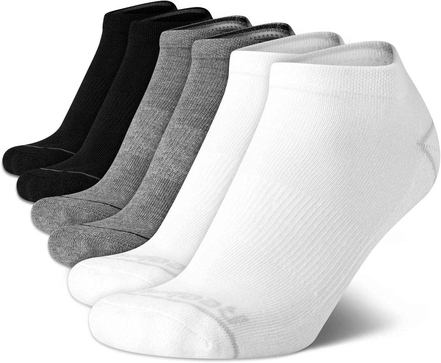 Reebok Boys Ankle Socks 6 Pack with Arch Support