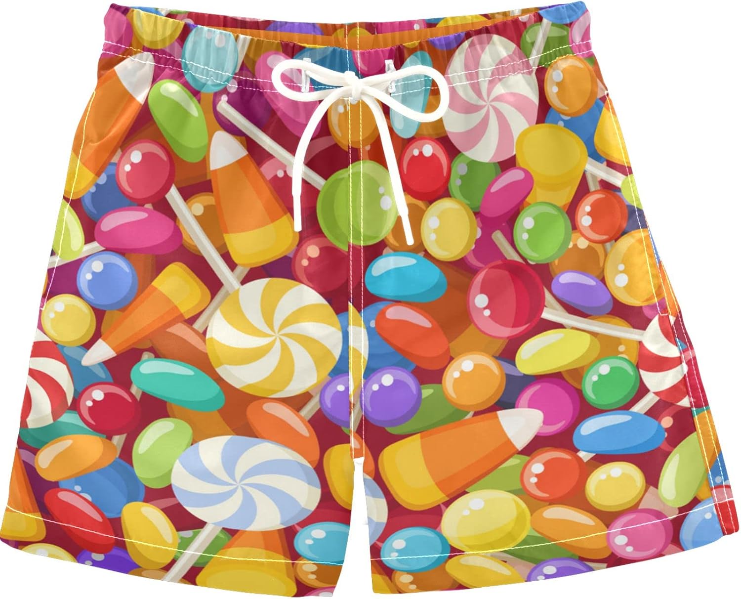 visesunny Funny Boys Swim Trunks Toddler Quick Dry Board Shorts