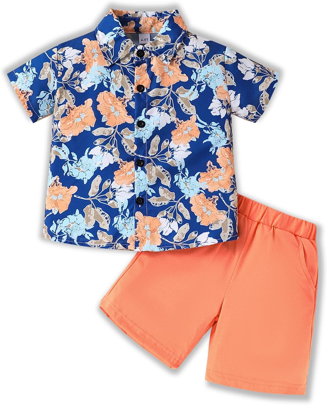 Comfortable Toddler Boy Hawaiian Outfit