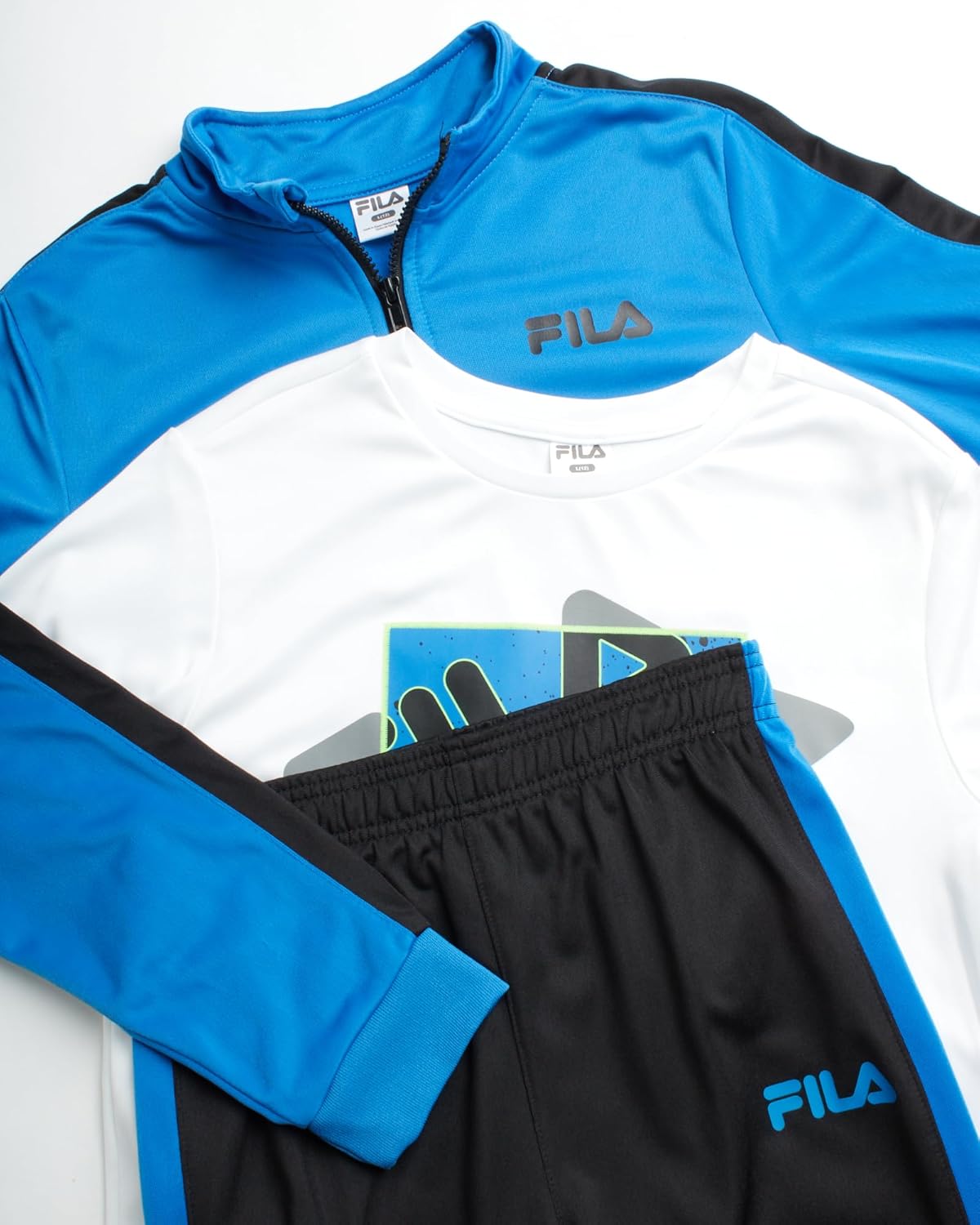 boys Fila tracksuit set with performance features for daily wear