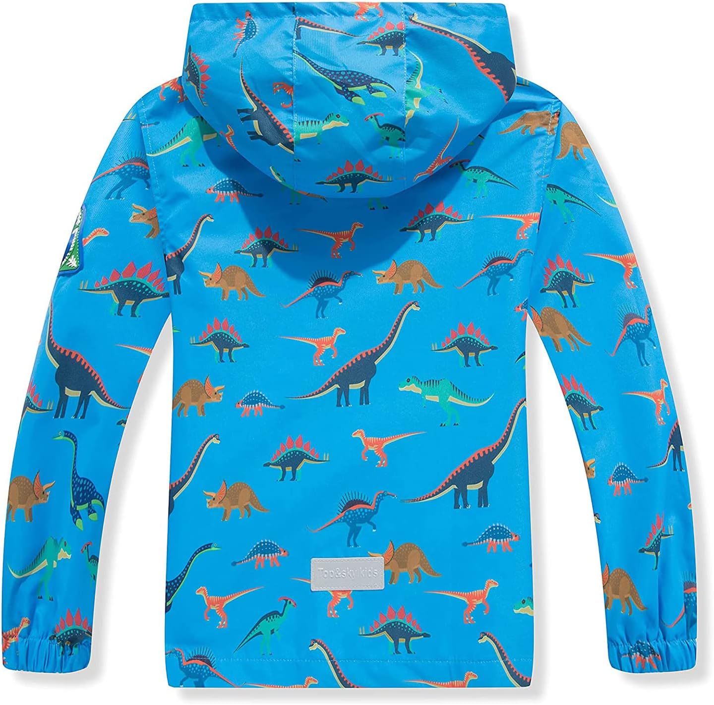 boys rain jacket waterproof Kids jacket - Detachable Hood Lightweight Windproof
