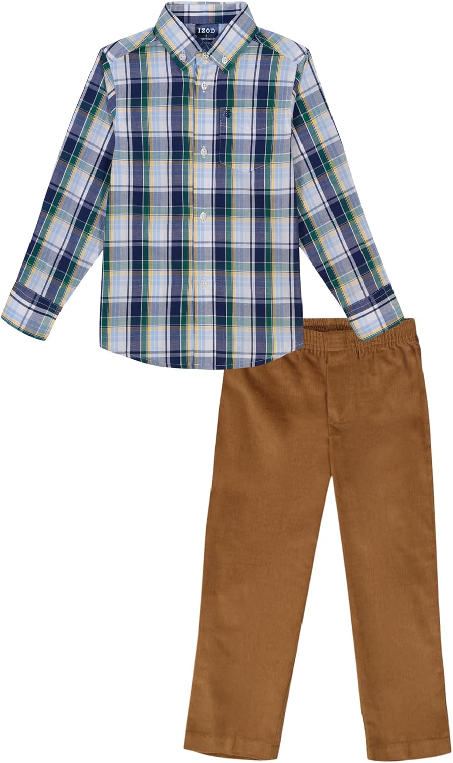 IZOD Boys 2-Piece Formal Set Includes Dress Shirt Dress Pants