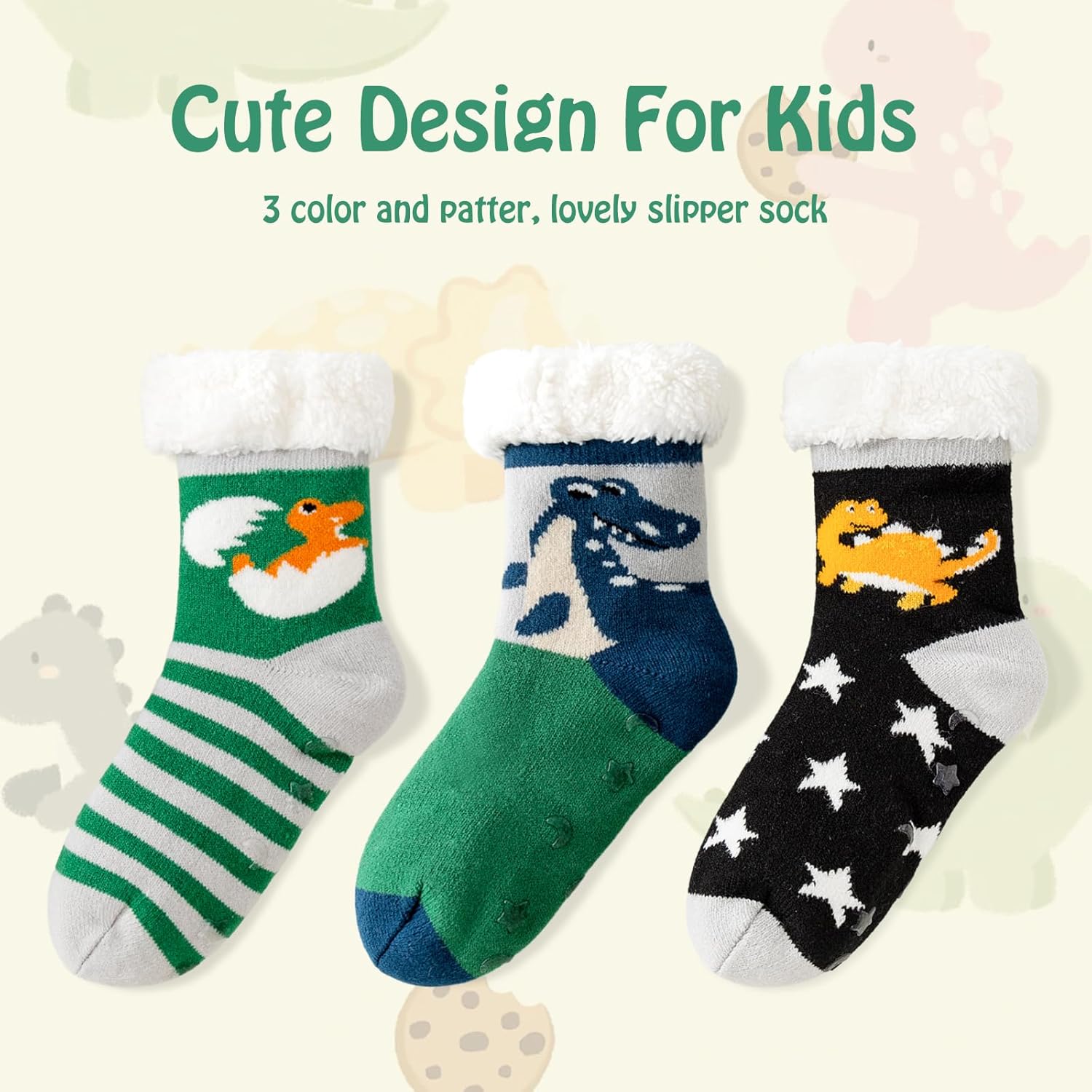 Caudblor Kids Slipper Socks Cozy Perfect for Winter