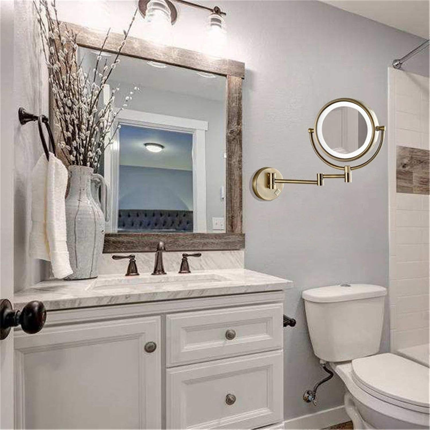 Retro European Style Double-Sided Makeup Mirror