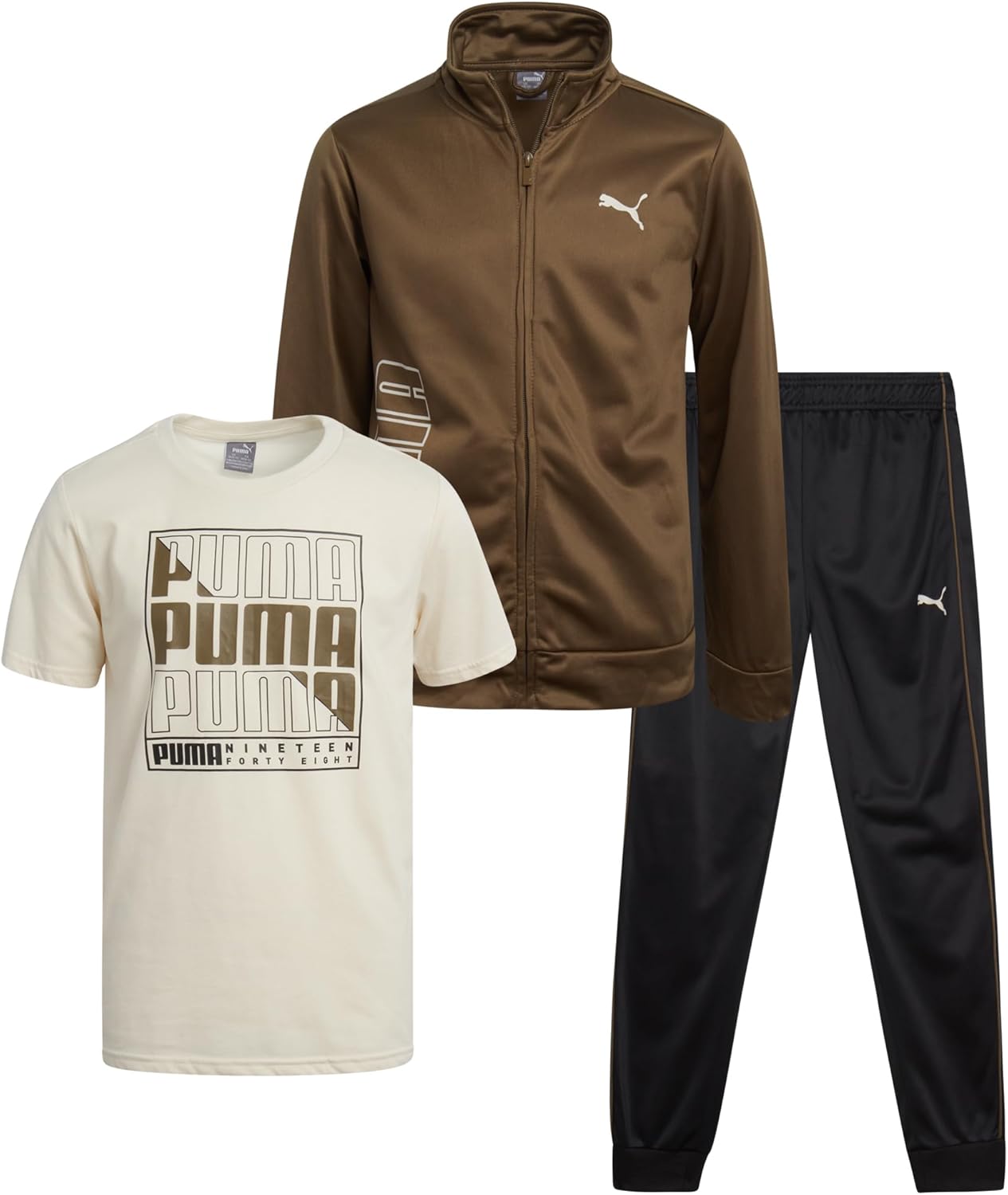 PUMA Boys 3 Piece Activewear Set 1