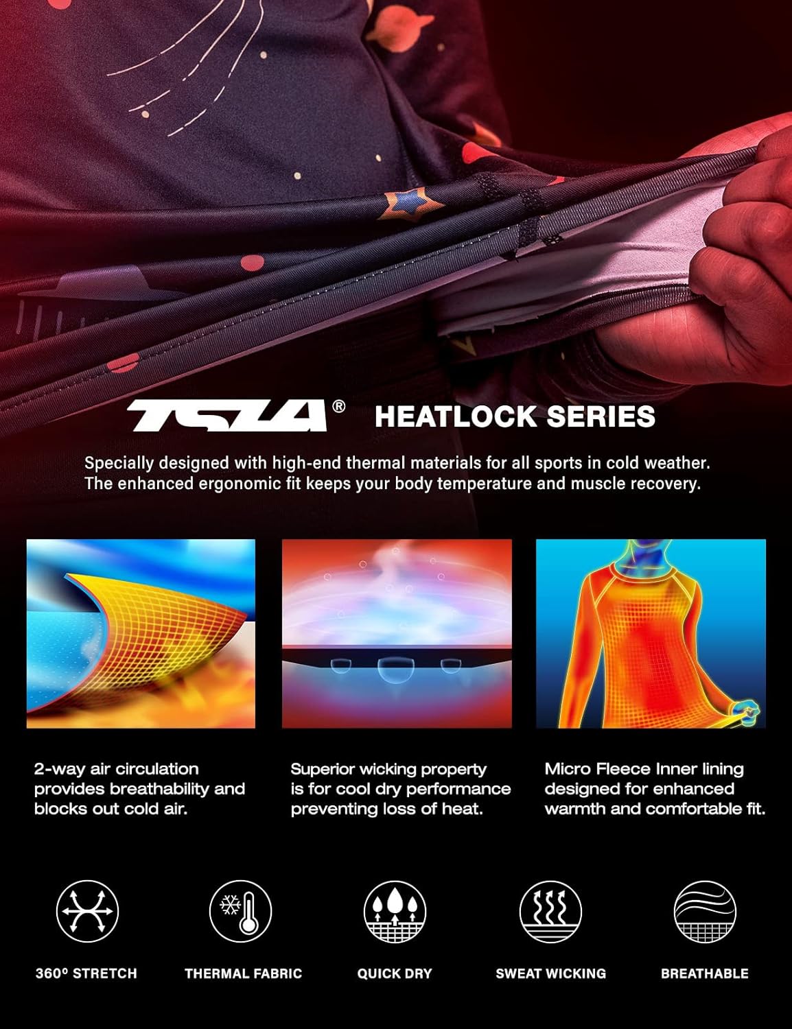 TSLA Thermal Long Sleeve Top