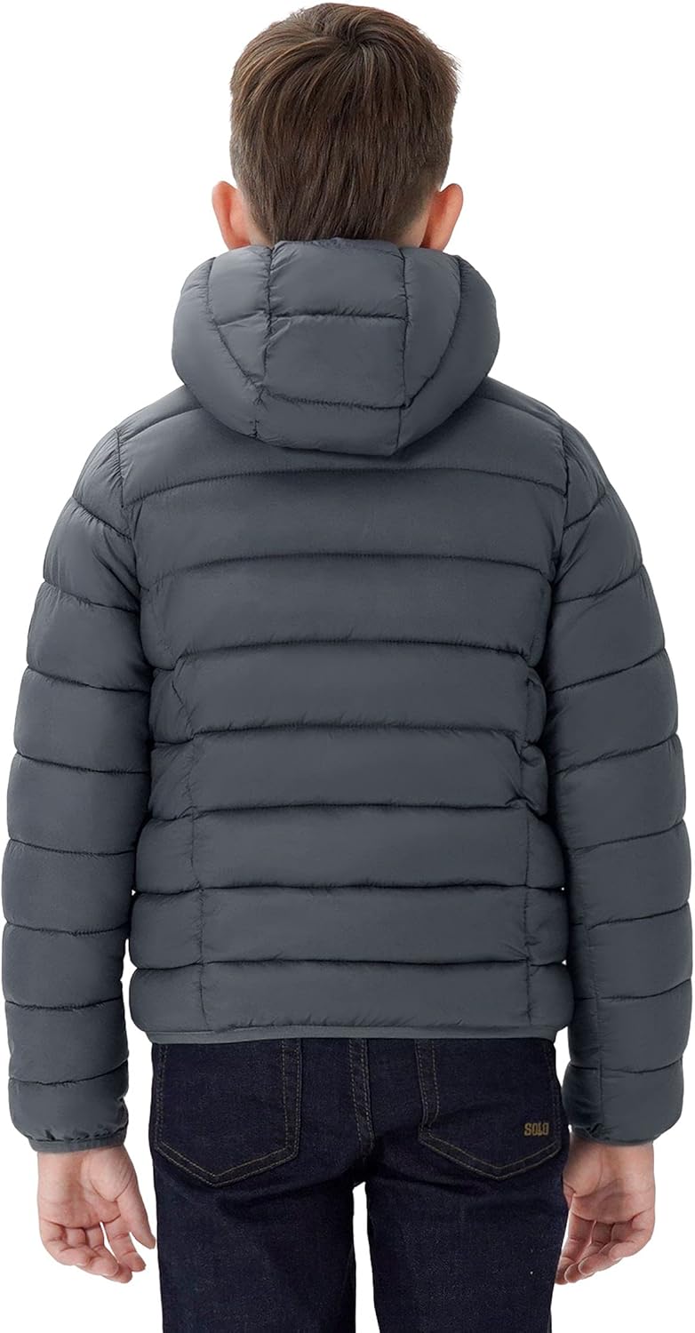 SOLOCOTE Girls Winter Coats Lightweight Packable Jacket