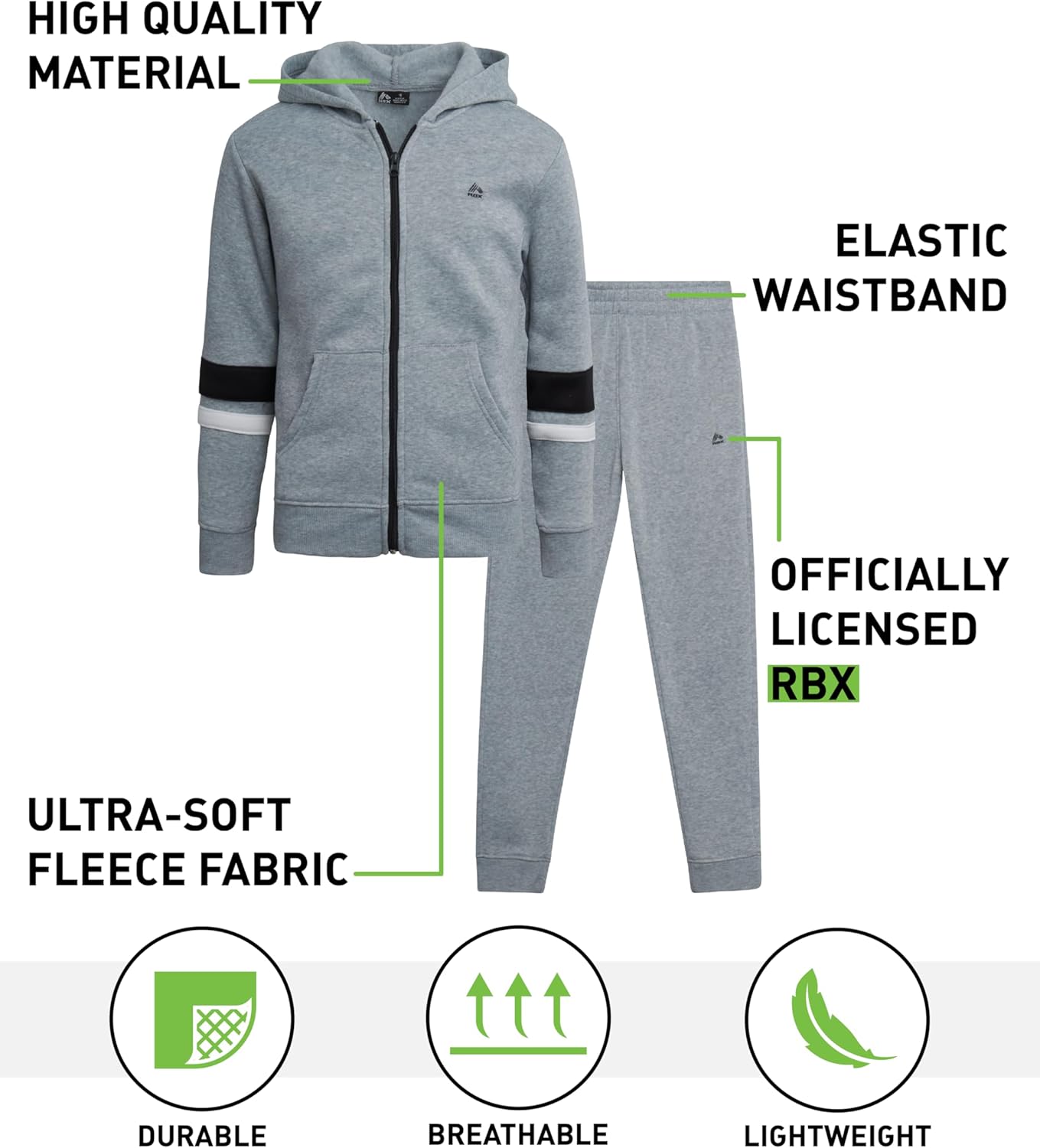 RBX Boys Jogger Set Comfort Style for Boys