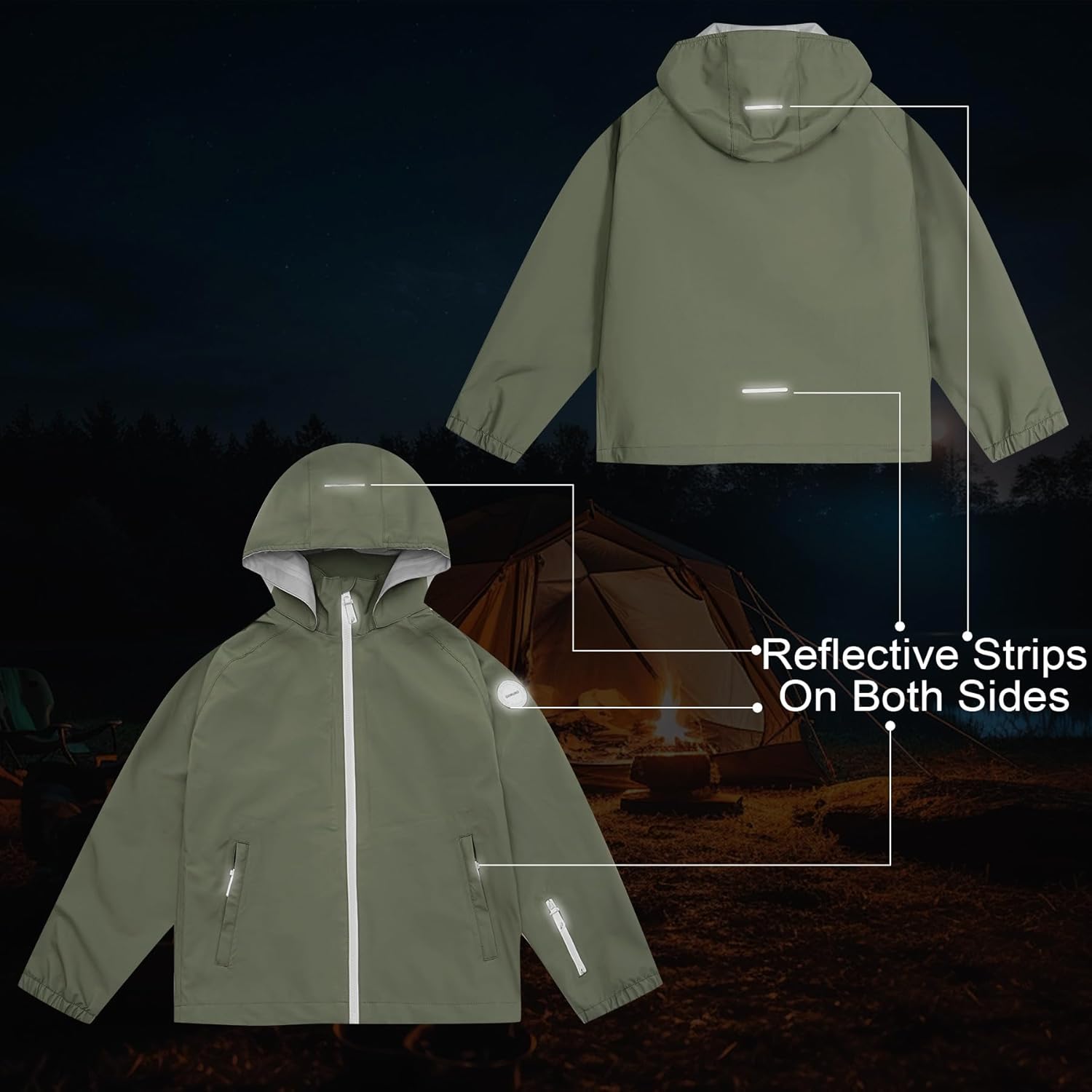 Durable Water-Resistant Jacket for Kids